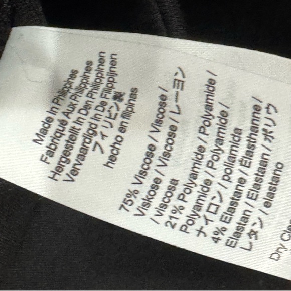 J. crew black made in Italy slim ponte ❤️ 6 Tall - Picture 7 of 7